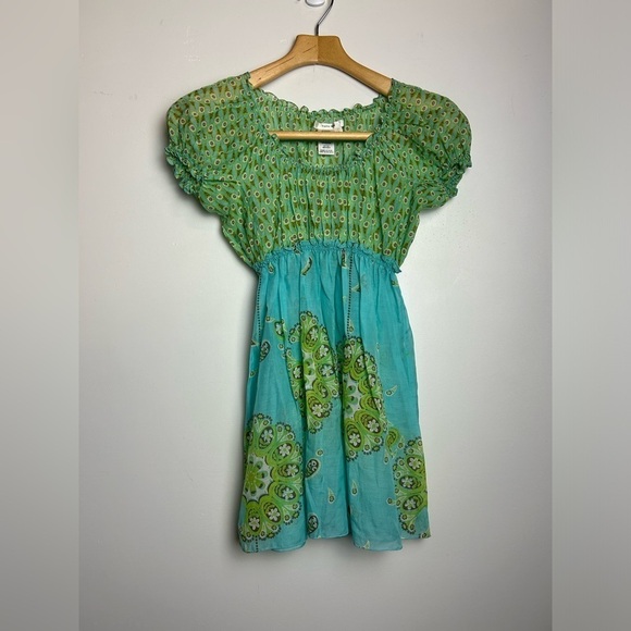 Sophie max Y2K Silk Blouse Top S Multicolor Off the shoulder Lightweight fairy - Picture 1 of 10